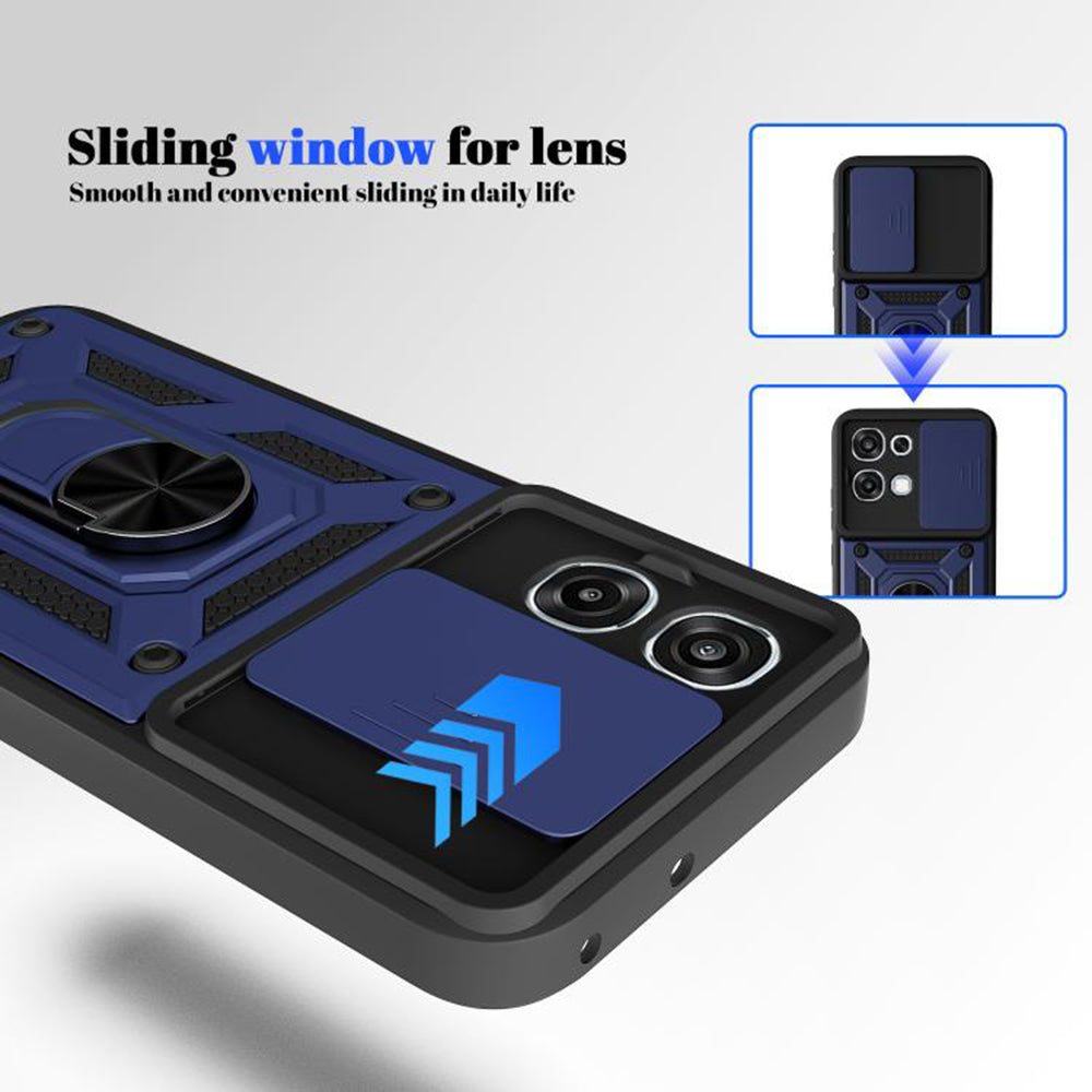 Case for Oppo A6 Pro 5G / A6 Pro 4G, Techsuit, CamShield, Blue