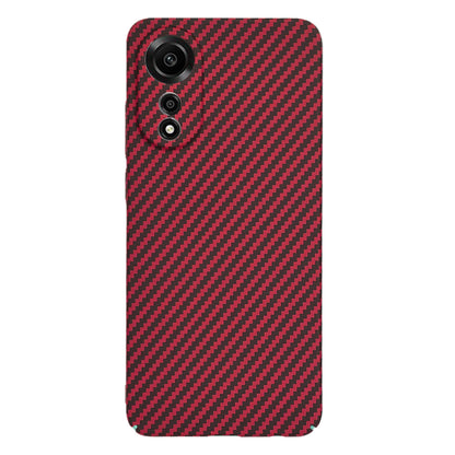 Case for Oppo A78 4G, Techsuit, Carbonite FiberShell, Red