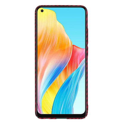 Case for Oppo A78 4G, Techsuit, Carbonite FiberShell, Red