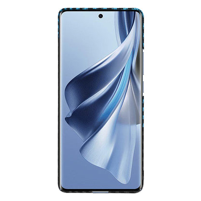 Case for Oppo Reno10 / Reno10 Pro, Techsuit, Carbonite FiberShell, Black Blue