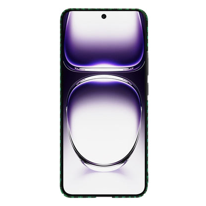 Case for Oppo Reno12, Techsuit, Carbonite FiberShell, Green