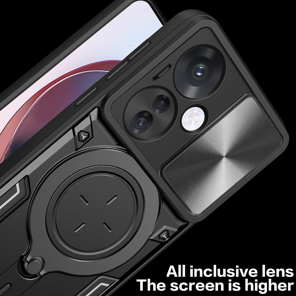 Case for Oppo Reno13 FS 5G / Reno13 F 4G / Reno13 F, Techsuit, CamGuard Pro, Rose Gold