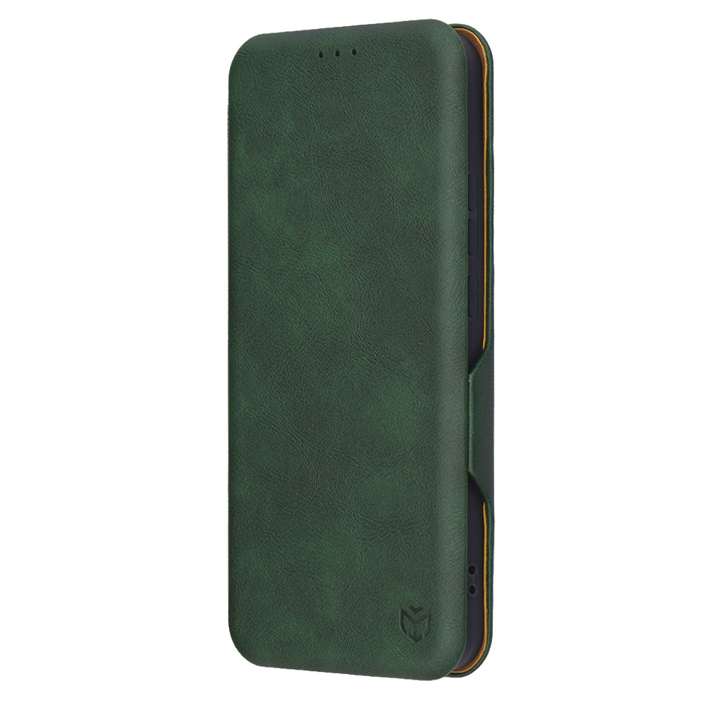 Case for Oppo Reno13 Pro, Techsuit, Safe Wallet Plus, Green