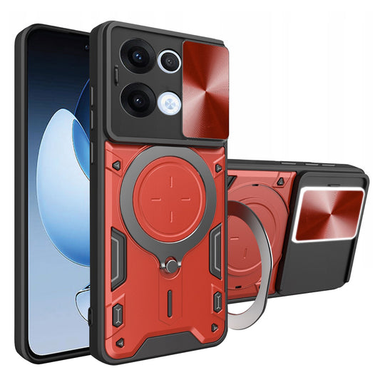 Case for Oppo Reno13, Techsuit, CamGuard Pro, Red