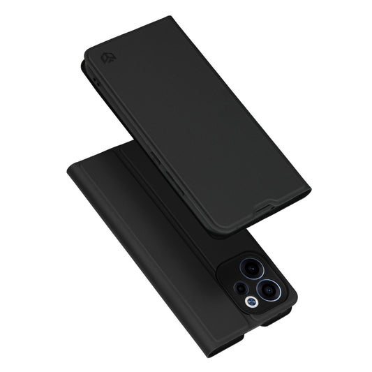 Case for Oppo Reno15 FS / Reno15 F, Techsuit, Magskin Book, Black