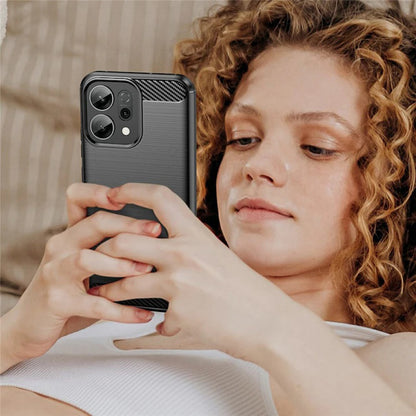 Case for Oppo Reno16 F / Reno16 FS, Techsuit, Carbon, Black