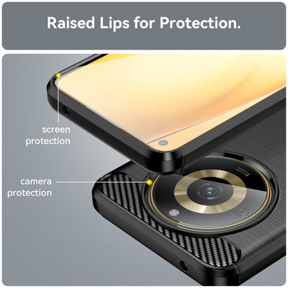 Case for Realme 11 4G, Techsuit, Carbon, Black