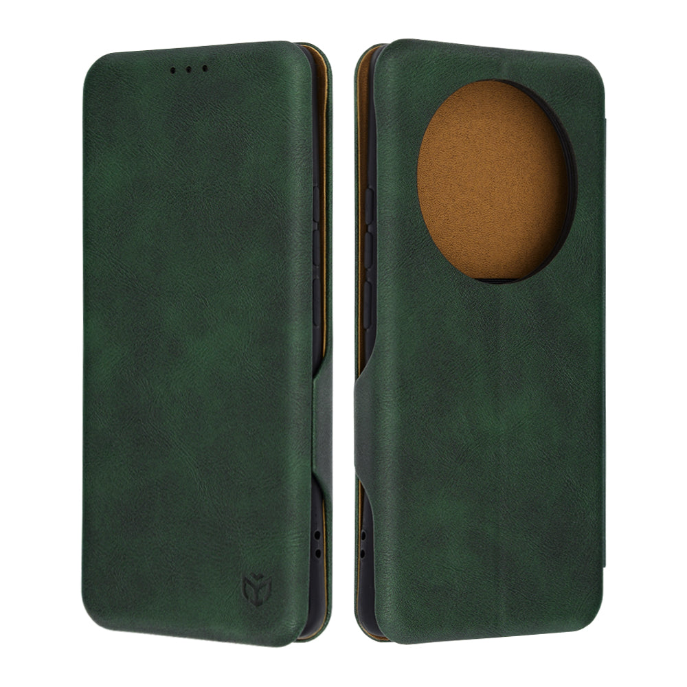 Case for Realme 12 Pro / 12 Pro+, Techsuit, Safe Wallet Plus, Green