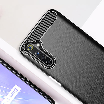 Case for Realme 6 Pro, Techsuit, Carbon, Black
