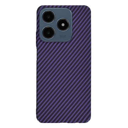 Case for Realme C63 / C61, Techsuit, Carbonite FiberShell, Purple
