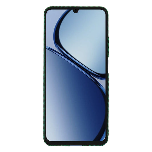 Case for Realme C63 / C61, Techsuit, Carbonite FiberShell, Green