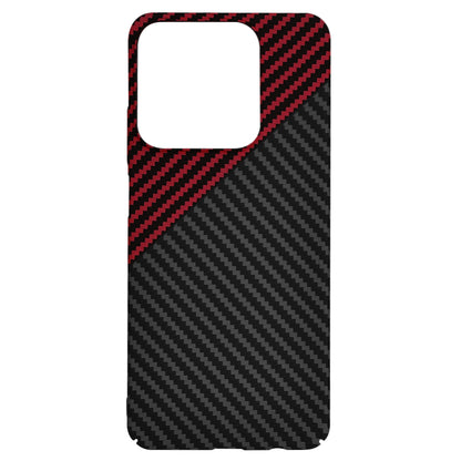 Case for Realme C63 / C61, Techsuit, Carbonite FiberShell, Black Red