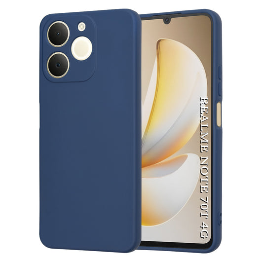 Case for Realme Note 70T, Techsuit, SoftFlex, Navy Blue