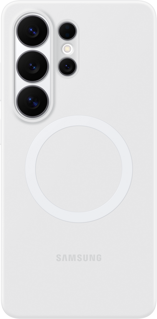 Case for Samsung Galaxy S26 Ultra S948, Silicone Magnet Case, White EF-ES948CWEGWW
