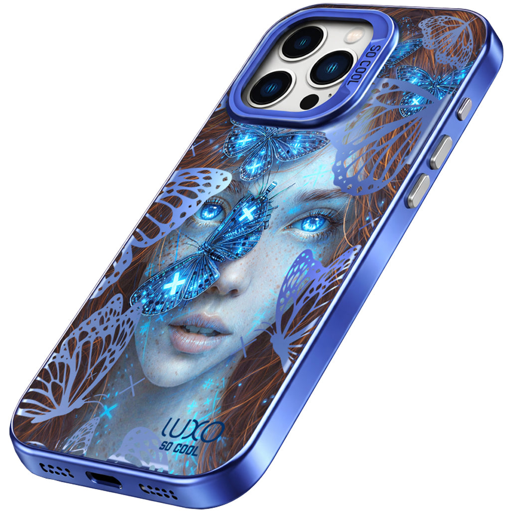 Case for Samsung Galaxy A13 A137 / A04s A047 / A13 A135 / A13 5G A136, LUXO So CooL, ArcadiA Butterfly Girl, Multicolor