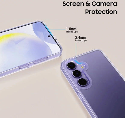 Case for Samsung Galaxy S25 Edge S937, Tech-Protect, Flexair Hybrid, Transparent