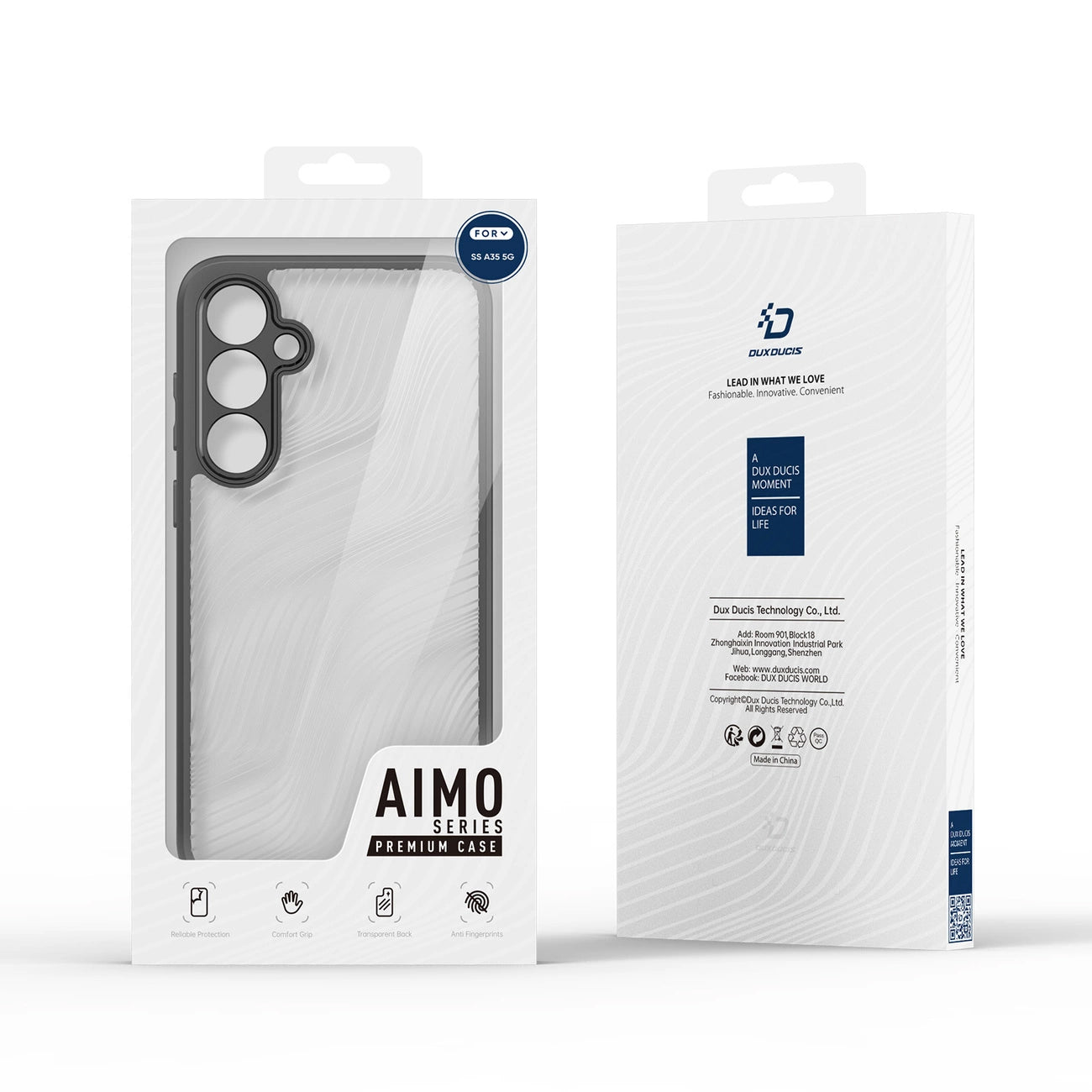 Case for Samsung Galaxy A35 5G A356, DUX DUCIS, Aimo, Black 