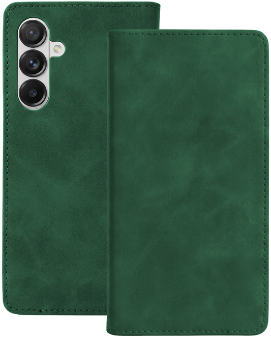 Case for Samsung Galaxy A18 5G A186 / A17 4G A175 / A17 5G A176 / A26 A266, OEM, Smart Suede, Green