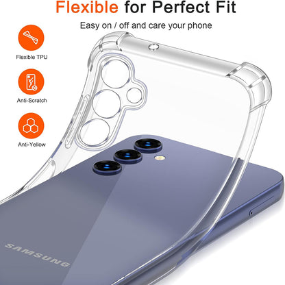 Case for Samsung Galaxy A10 A105, Techsuit, Shockproof Clear, Transparent