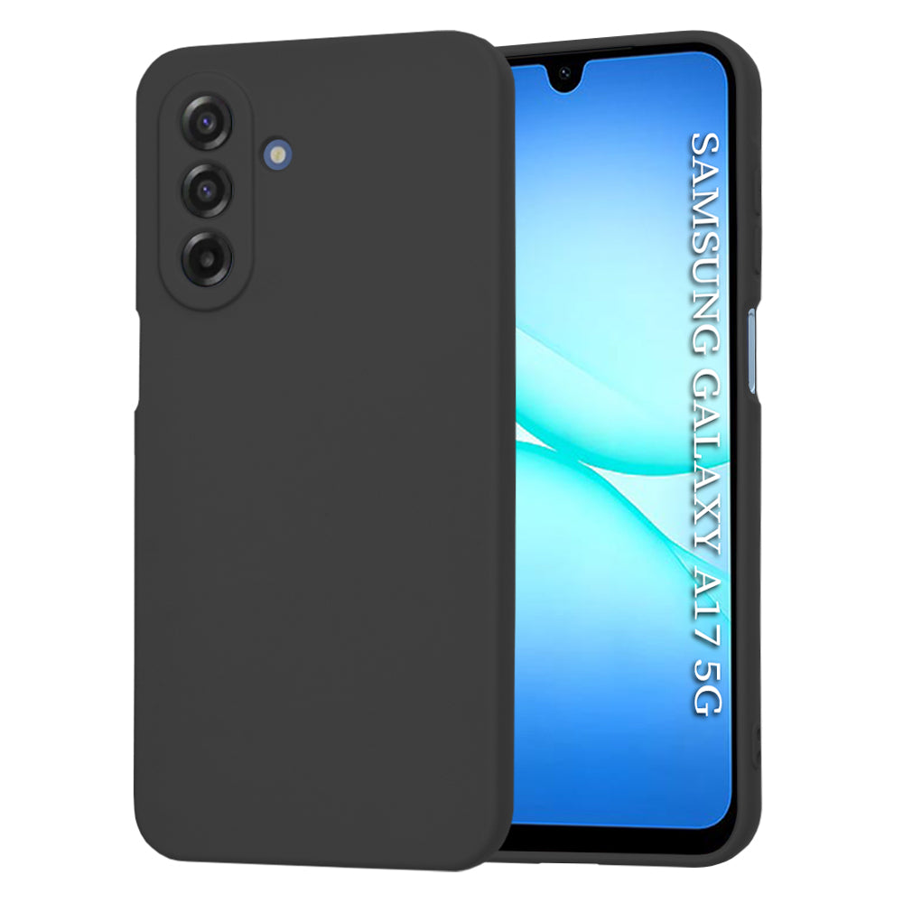 Case for Samsung Galaxy A17 5G, Techsuit, SoftFlex, Black