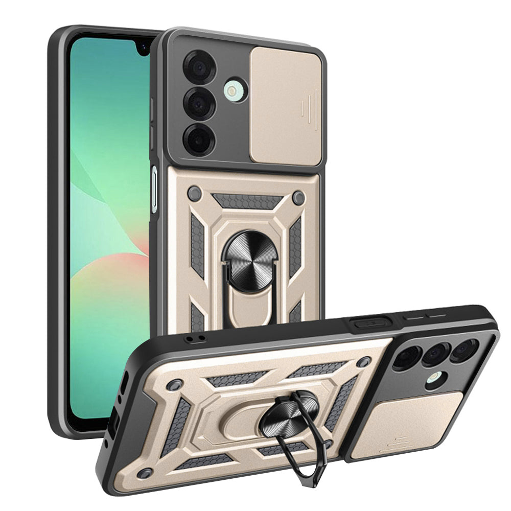 Case for Samsung Galaxy A26 A266, Techsuit, CamShield, Gold
