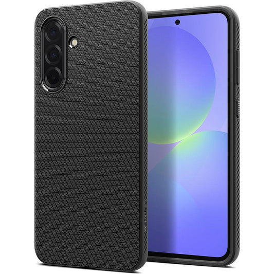 Case for Samsung Galaxy A36 A366, Spigen, Liquid Air, Matte Black ACS09199