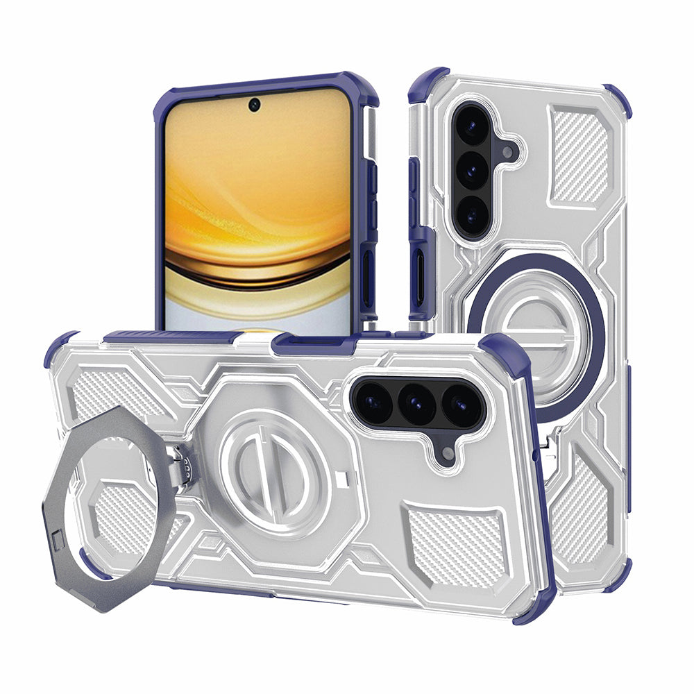 Case for Samsung Galaxy A37 5G, Techsuit, Carbon Shield Pro, Blue