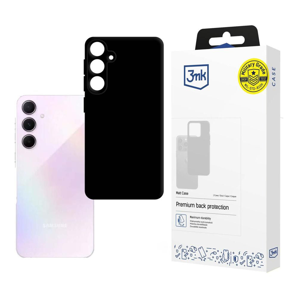 Case for Samsung Galaxy A55 5G A556, 3MK, Matte Black
