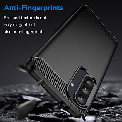Case for Samsung Galaxy A56 A566 / A36 A366, Techsuit, Carbon, Black