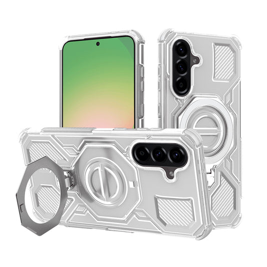 Case for Samsung Galaxy A56 A566, Techsuit, Carbon Shield Pro, White