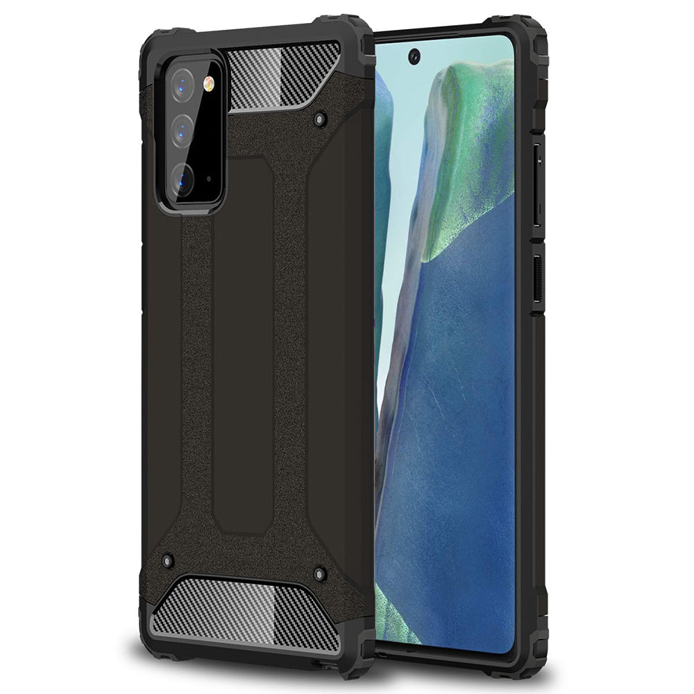 Case for Samsung Galaxy Note 20 5G N981 / Note 20 N980, Techsuit, Hybrid Armor, Black