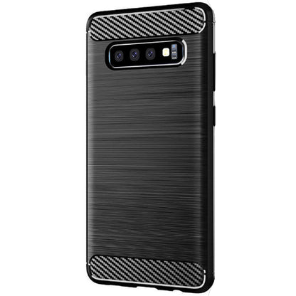 Case for Samsung Galaxy S10 G973, Techsuit, Carbon, Black