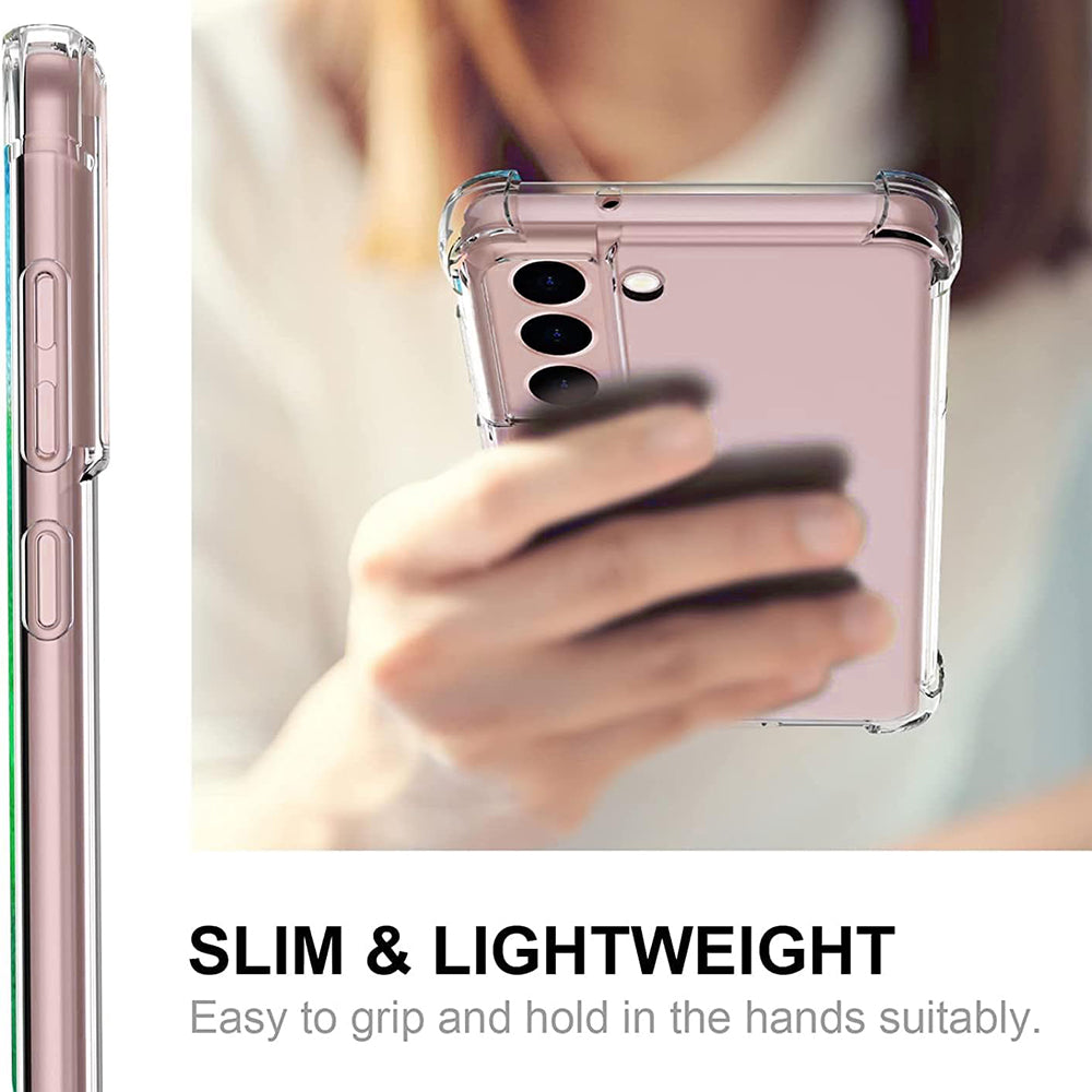 Case for Samsung Galaxy S21 5G G991, Techsuit, Shockproof Clear, Transparent