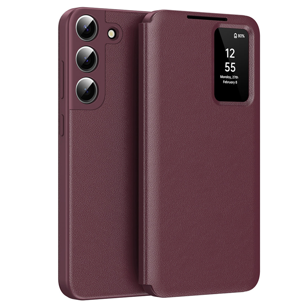 Case for Samsung Galaxy S22+ 5G S906, Techsuit, SmartView, Red