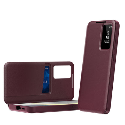Case for Samsung Galaxy S23 FE S711, Techsuit, SmartView, Red