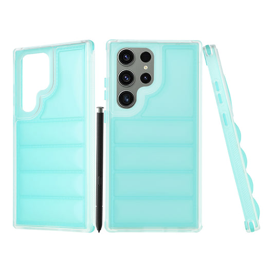 Case for Samsung Galaxy S23 FE S711, Techsuit, Wave Shield, Turquoise