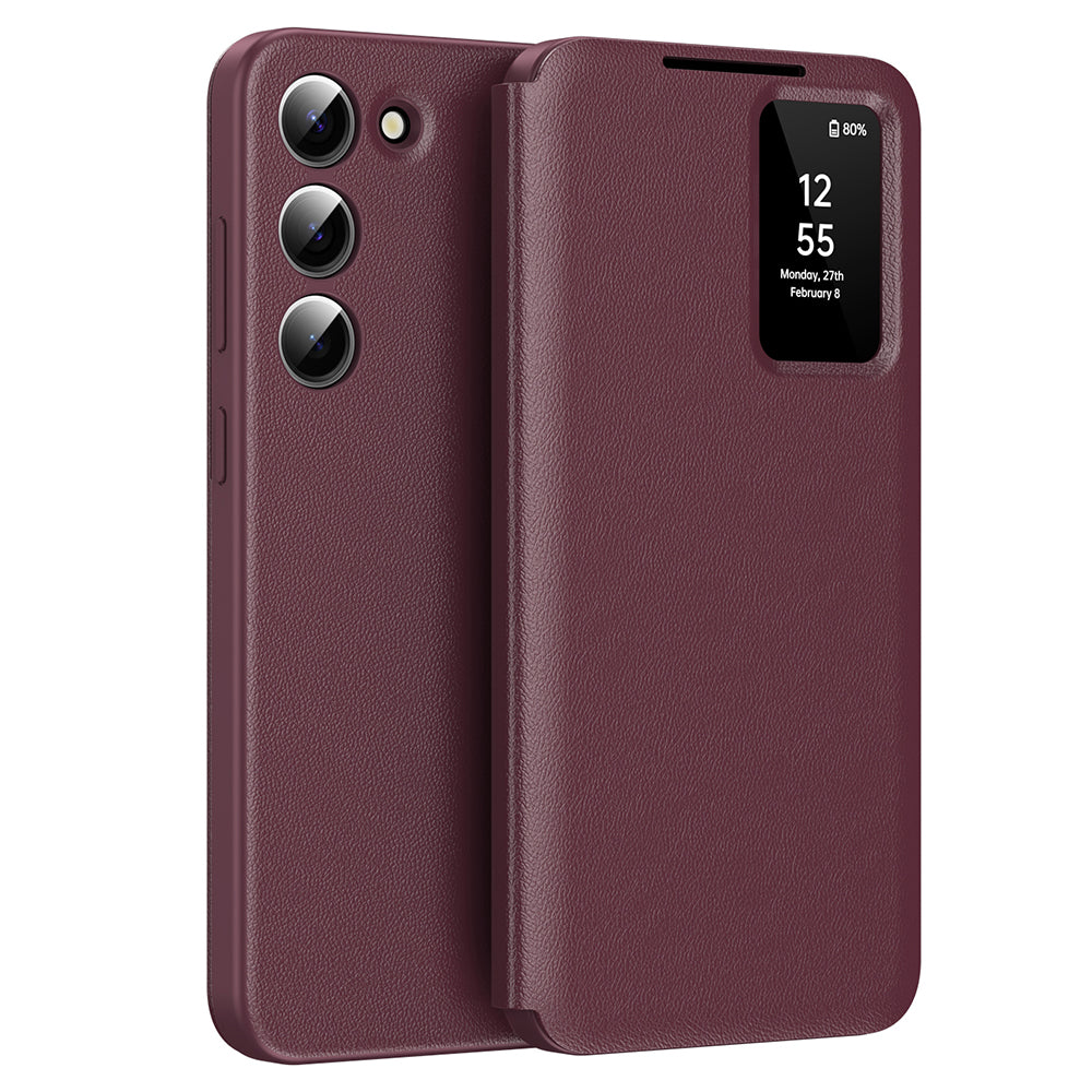 Case for Samsung Galaxy S23 S911, Techsuit, SmartView, Red