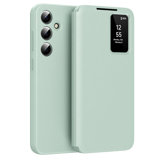 Case for Samsung Galaxy S24 FE S721, Techsuit, SmartView, Green