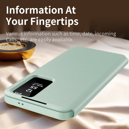 Case for Samsung Galaxy S24 FE S721, Techsuit, SmartView, Green