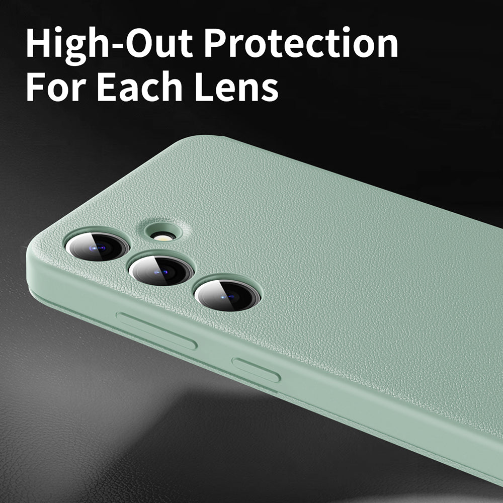 Case for Samsung Galaxy S24 FE S721, Techsuit, SmartView, Green