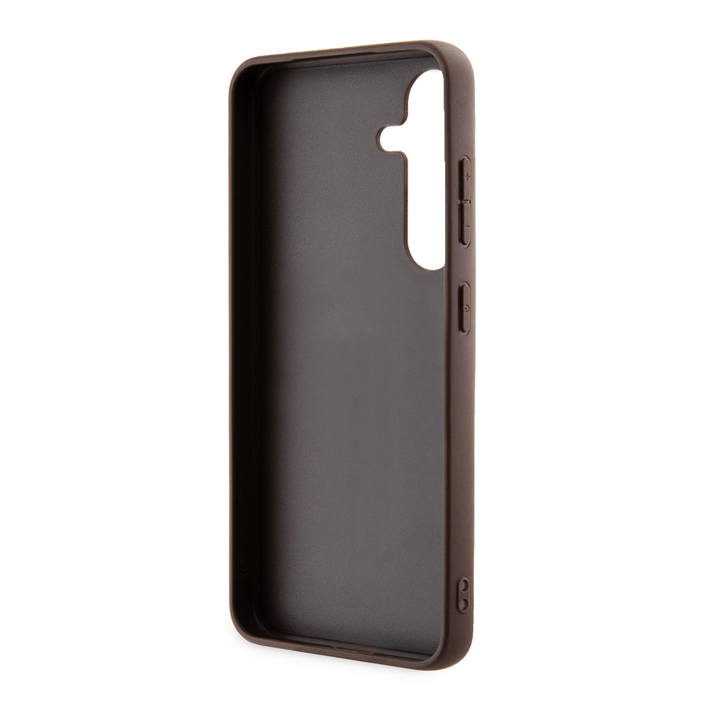 Case for Samsung Galaxy S24+ S926, Guess, 4G Stripe, Brown