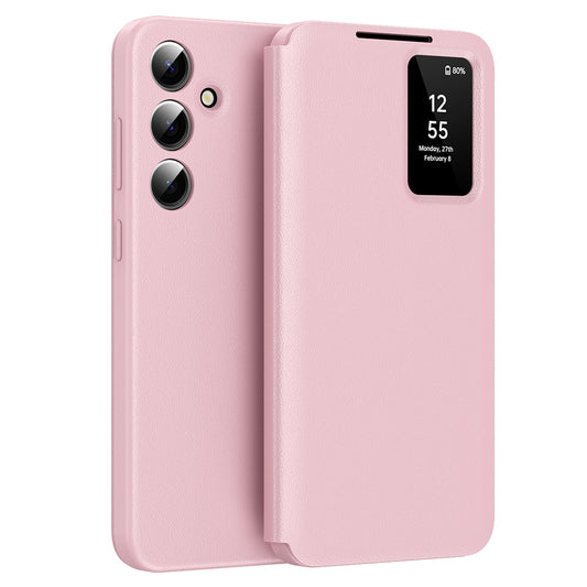 Case for Samsung Galaxy S24 S921, Techsuit, SmartView, Pink