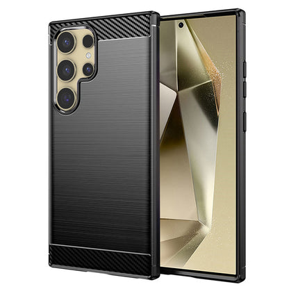 Case for Samsung Galaxy S24 Ultra S928, Techsuit, Carbon, Black