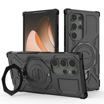 Case for Samsung Galaxy S24 Ultra S928, Techsuit, Carbon Shield Pro, Black