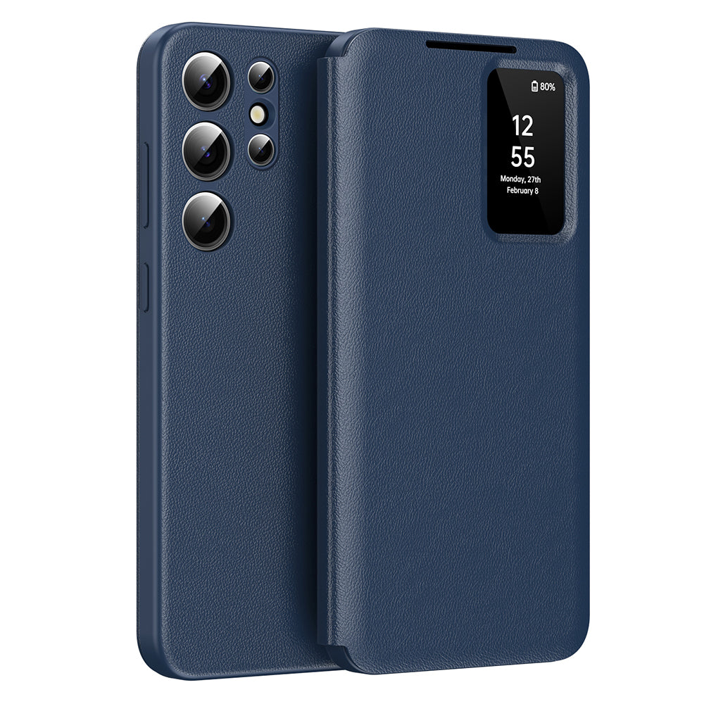 Case for Samsung Galaxy S24 Ultra S928, Techsuit, SmartView, Blue