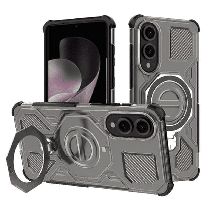 Case for Samsung Galaxy S25 Edge S937, Techsuit, Carbon Shield Pro, Smoke