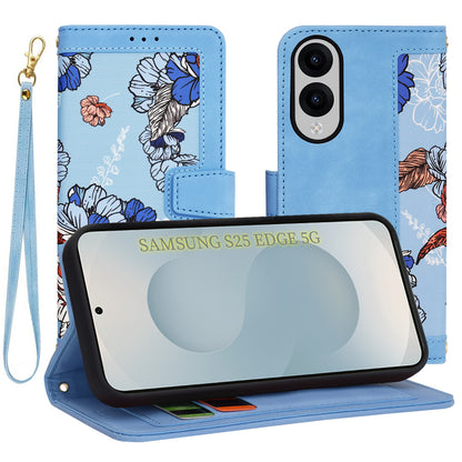 Case for Samsung Galaxy S25 Edge S937, Techsuit, FlipCraft, Blue