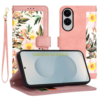 Case for Samsung Galaxy S25 Edge S937, Techsuit, FlipCraft, Pink