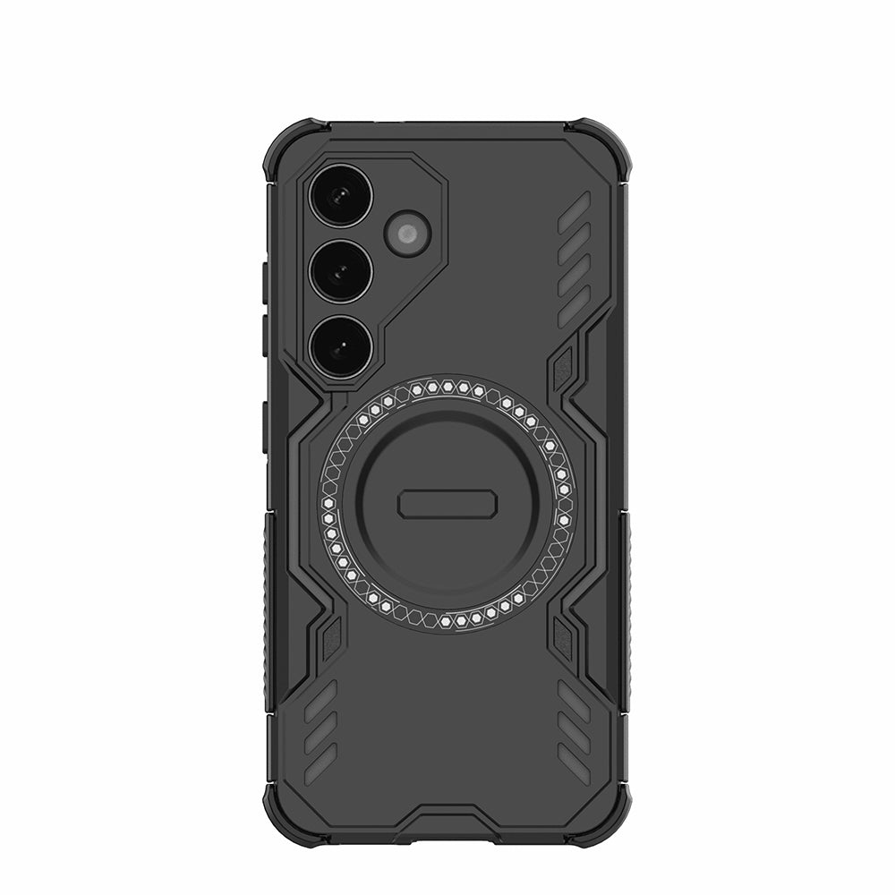MagSafe Case for Samsung Galaxy S25 FE, Techsuit, ArmorMag, Black