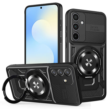 Case for Samsung Galaxy S25 FE, Techsuit, RuggedCam, Black